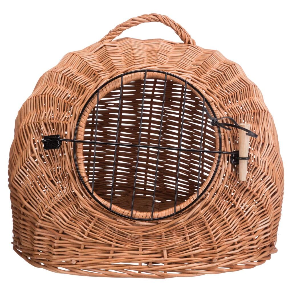 Trixie 2871 Korbhöhle mit Gitter, ø 50 cm, braun natur 50 cm, natur 50 cm