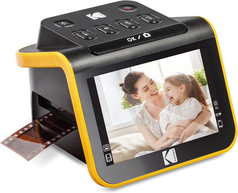 KODAK Slide N SCAN Film und Slide Scanner mit 5 Zoll LCD-Bildschirm, Schwarz