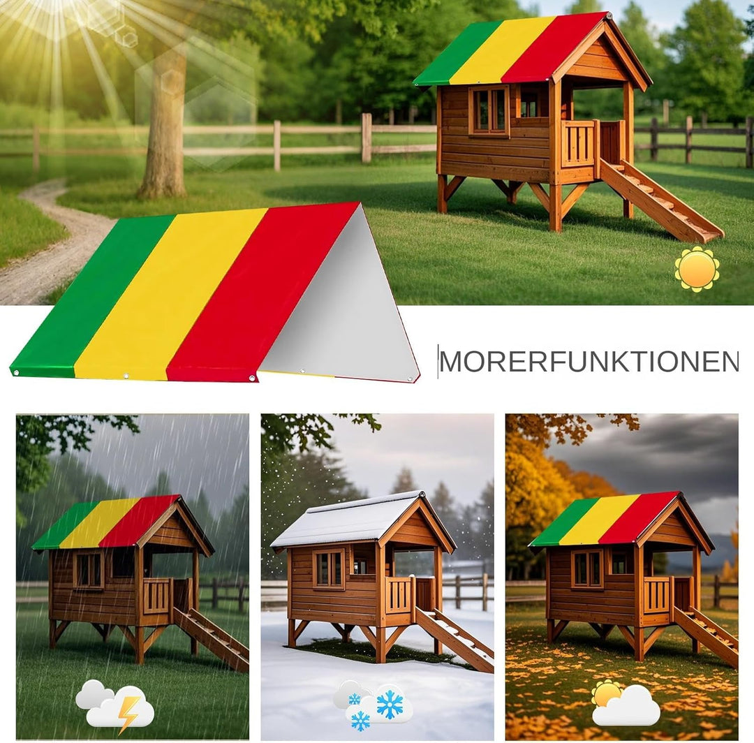 Spielplatz -Baldachin, Spielplatzersatzplanung - Swingset Dach Baldachin Ersatz | 132x226cm/51.97x88