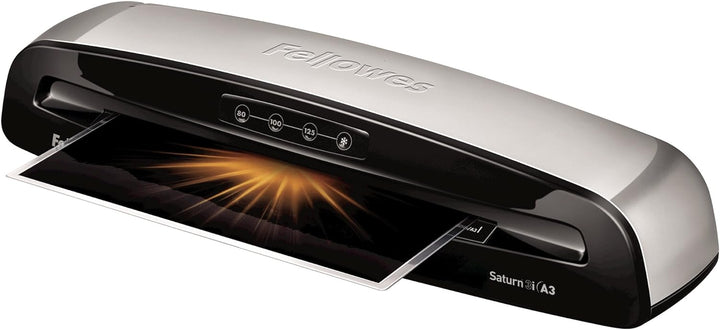 Fellowes A3 Home Office Laminiergerät Saturn 3i für 80-125 Micron Folien & Laminierfolien A4 ImageLa