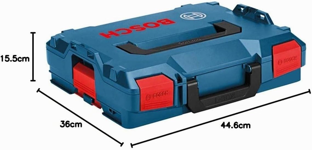 Bosch Professional Handwerkoffersystem L-BOXX 102 (Belastbarkeit bis 100 kg) + 12-tlg.-Einsatzbox-Se