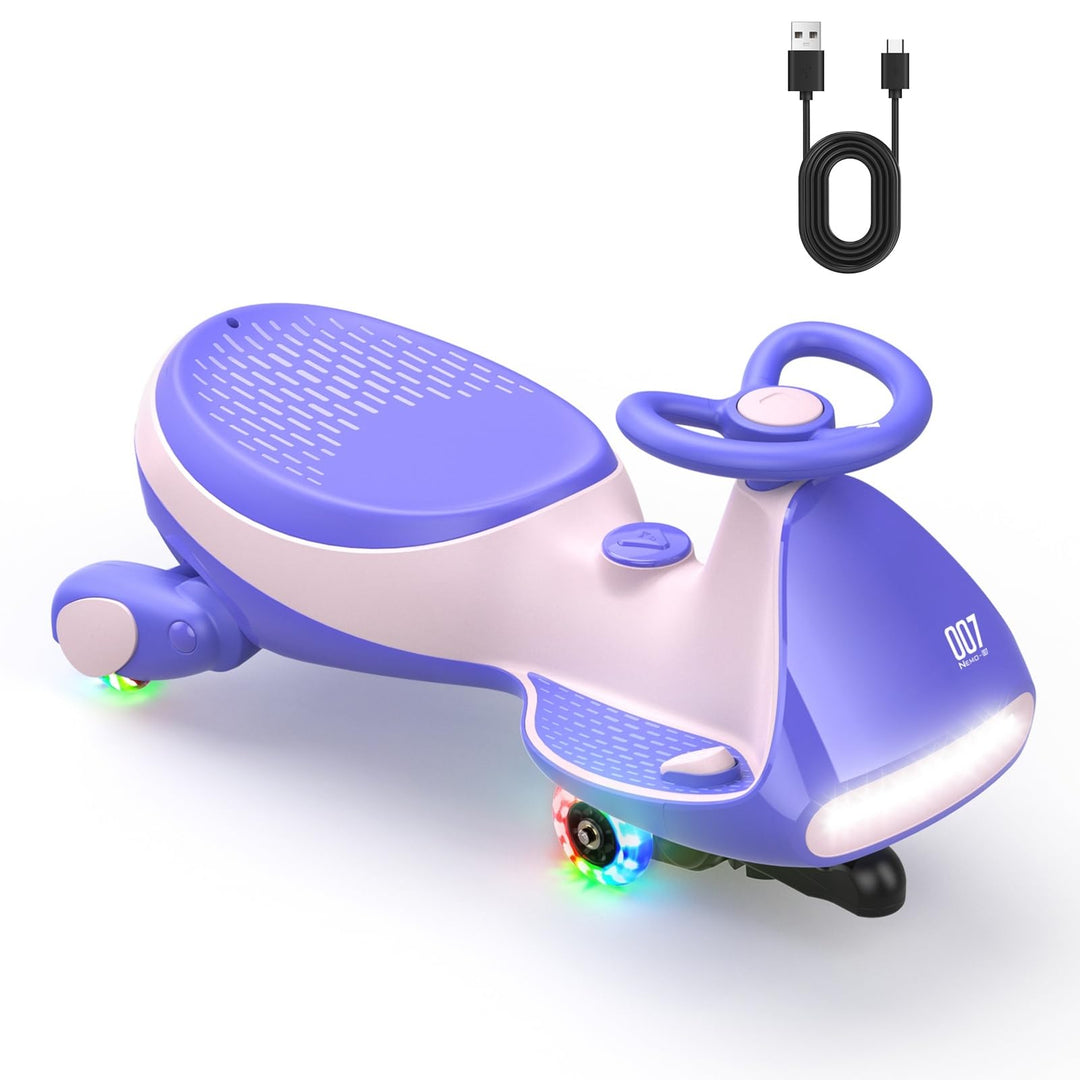FanttikRide 12V N7 Pro Kinder Elektroauto, Elektrisches Rutschauto mit Pedal, Typ C aufladbar Batter