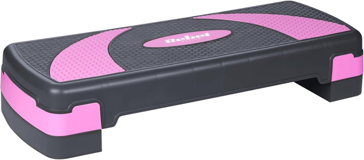 Rebel Step Für Aerobic und Training Fitness 3 Stufen Grau-violett RBA-3225-PU