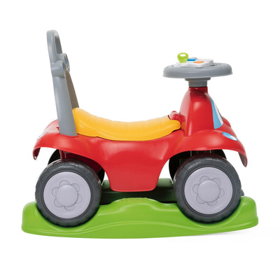 Chicco Ride-Along Billy Quattro, Mitfahrendes Kinderauto, 4in1 Spielmodi, Schaukelfunktion, erste Sc