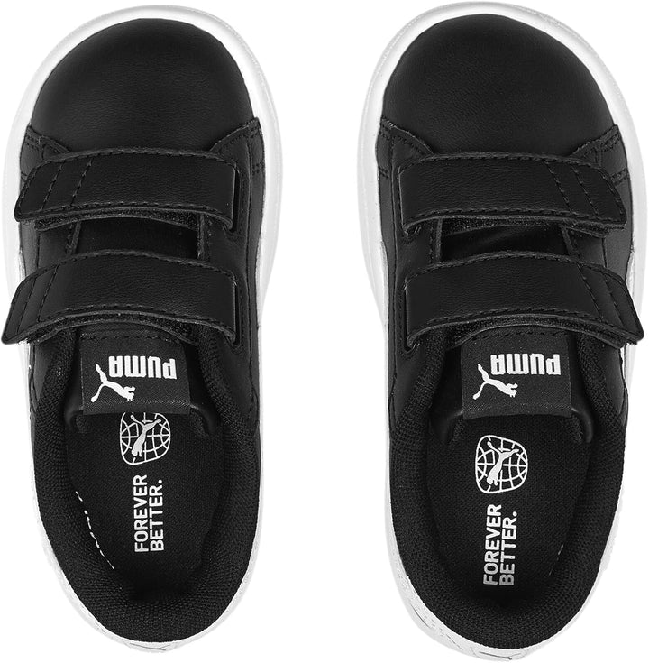 PUMA Unisex Baby Smash 3.0 L V Inf Sneaker 20 EU Puma Black Puma White, 20 EU Puma Black Puma White
