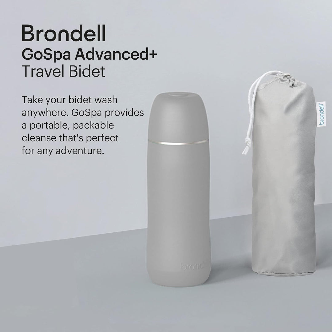 Brondell GS-85GRA Advanced GoSpa Reise-Bidet, Grau 500 ml Grau, 500 ml Grau