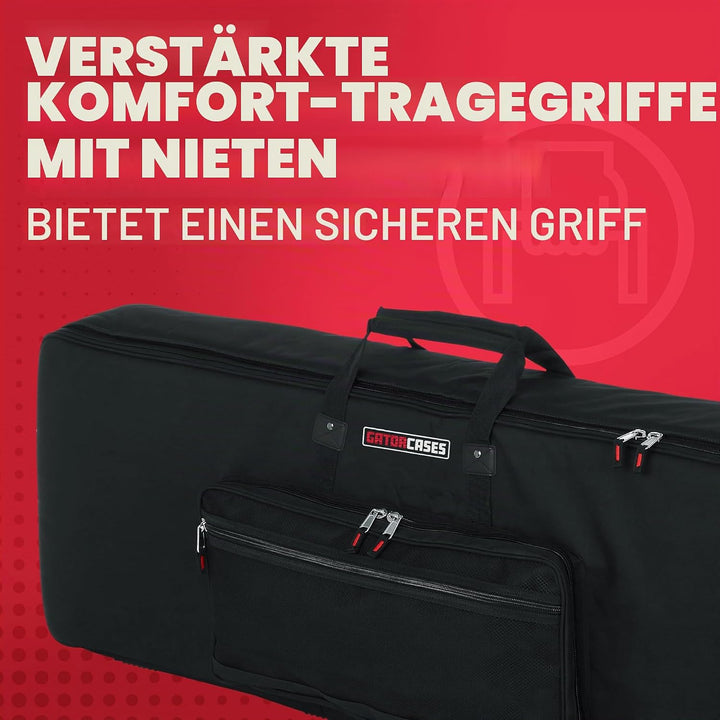GATOR GKB Gigbag-Taschen für schlanke Tastatur mit 88 Tasten 88 schlanke Tasten, 88 schlanke Tasten