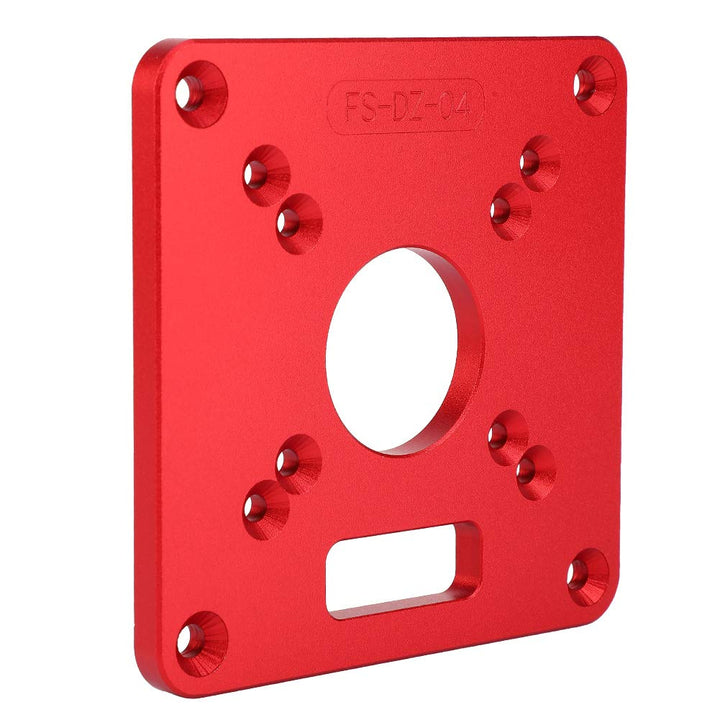 Trim Router Base Plate, Frästisch-Einsatzplatte, Aluminiumlegierung 6061, Anodische Oxidation, Gravu