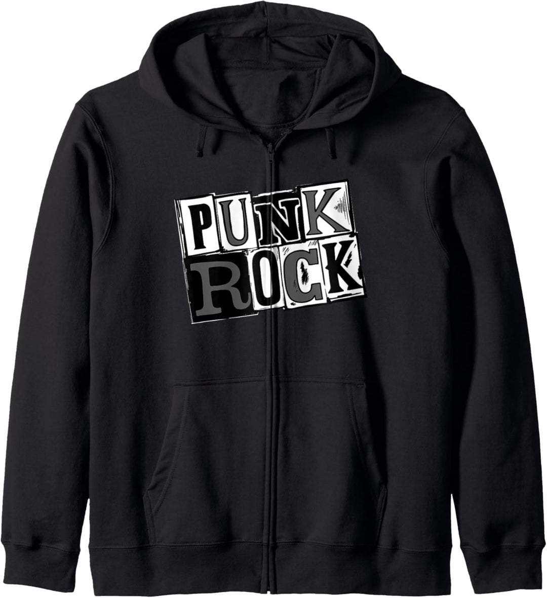 Punk Rock Retro Musik 80s Konzert Kapuzenjacke