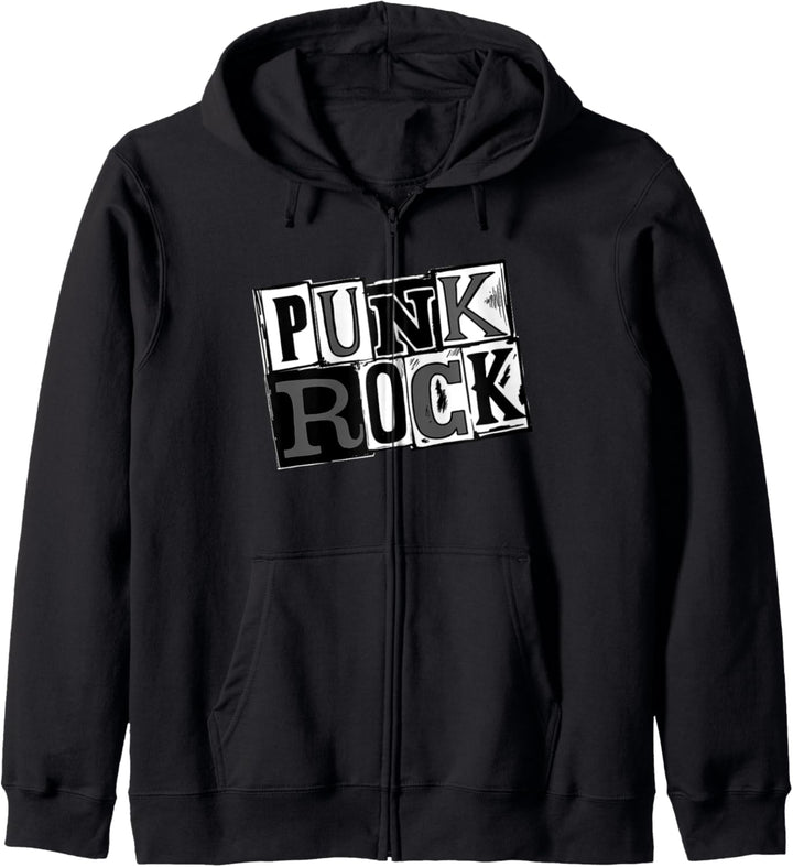 Punk Rock Retro Musik 80s Konzert Kapuzenjacke