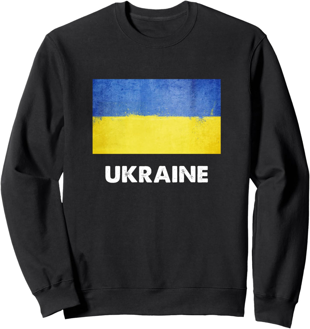 Ukrainische Ukraine Flagge Sweatshirt