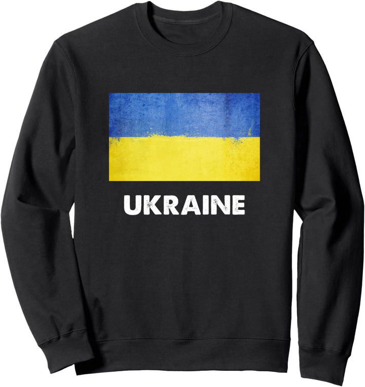 Ukrainische Ukraine Flagge Sweatshirt