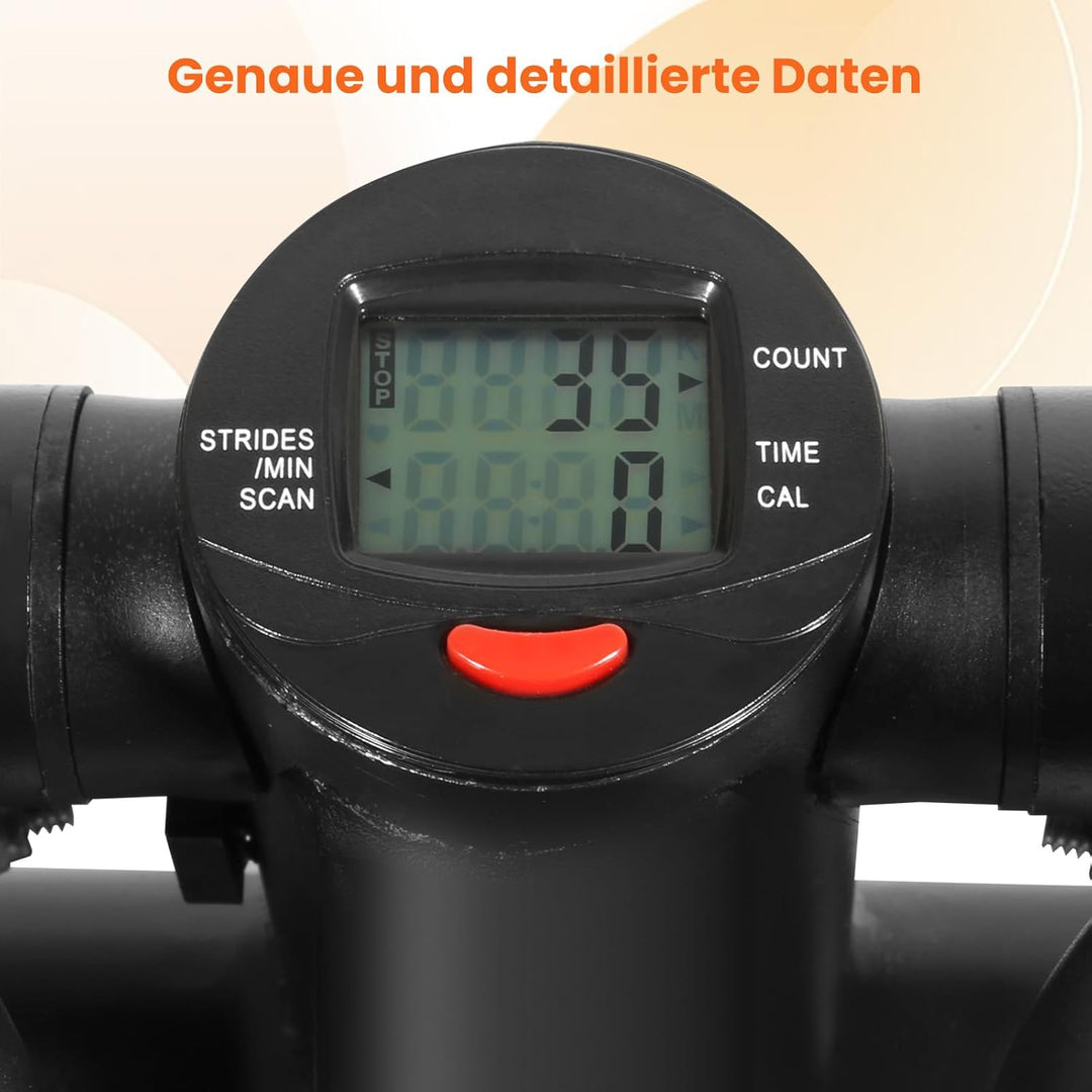 himaly Mini Stepper für Zuhause, Exercise Stair Stepper 100kg, Treppensteiger Fitnessgerät with Wide