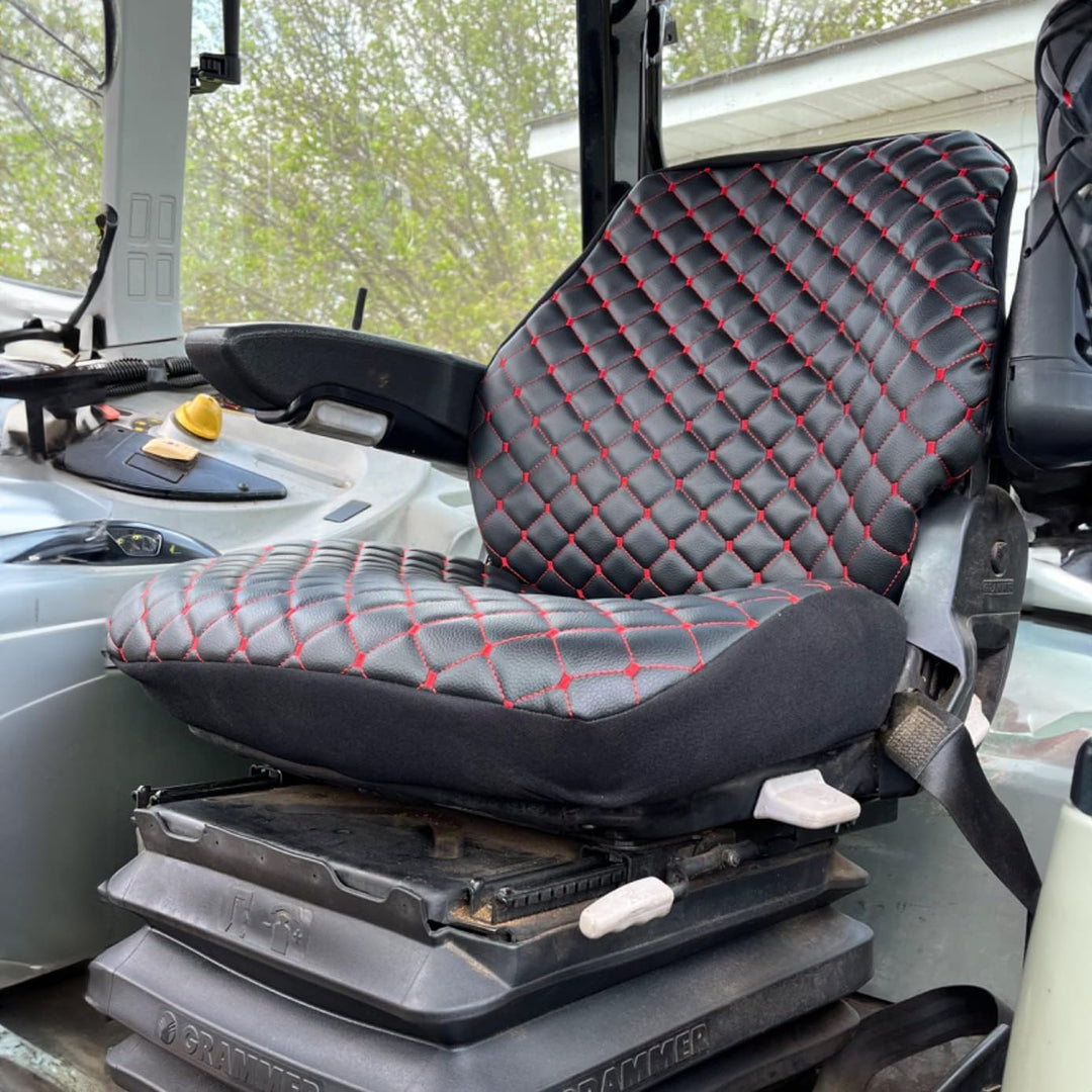 Binbir Trend Strapazierfähiger Traktorsitzbezug für Schrank-Traktoren ohne Kopfstütze, Gabelstaplers