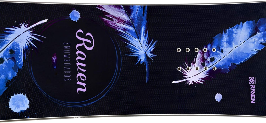 RAVEN Snowboard Set: Snowboard Mia Black + Bindung s230 Black S/M 147cm + s230 Black S/M, 147cm + s2