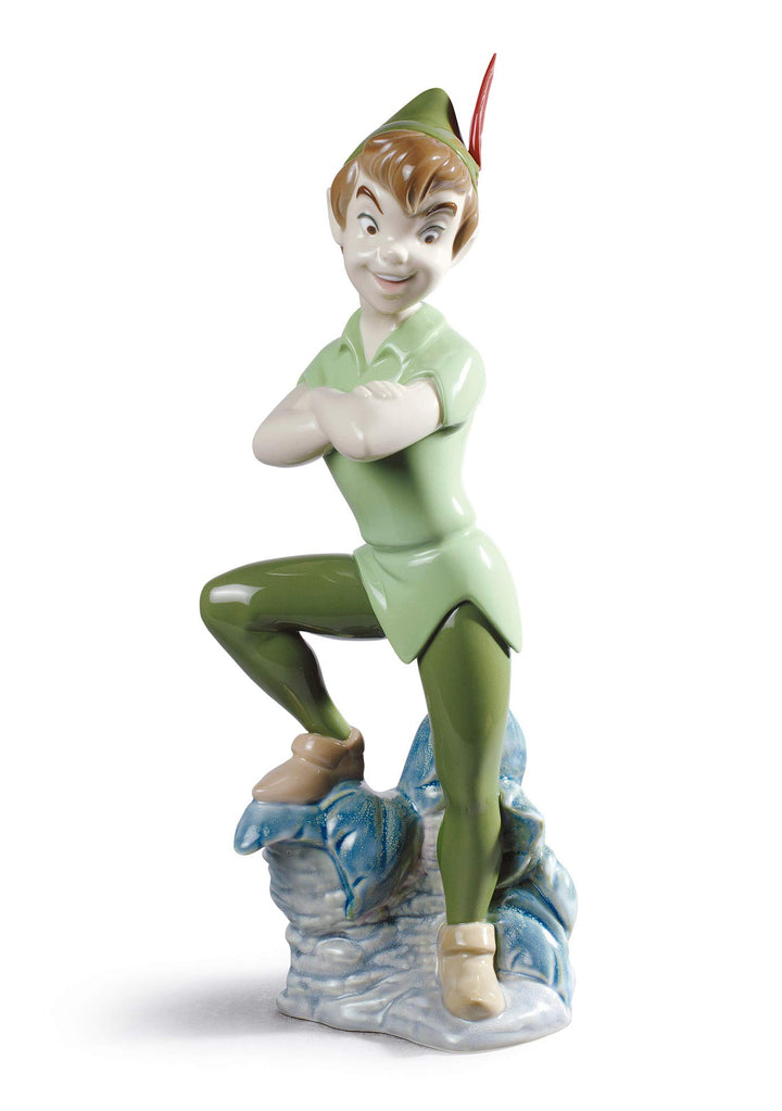 NAO Peter PAN, Porzellan, grün, 28x10cm