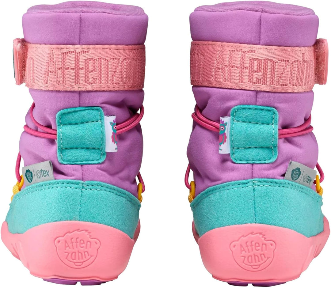 Affenzahn Schneestiefel Vegan Snowy wasserdicht, warm gefüttert, vegan, zum Reinschlüpfen, Grösse 21