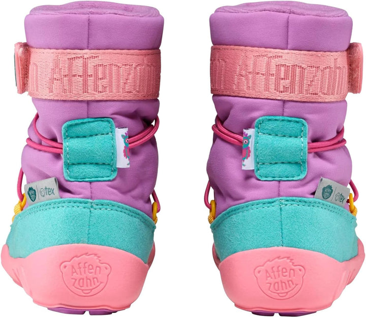 Affenzahn Schneestiefel Vegan Snowy wasserdicht, warm gefüttert, vegan, zum Reinschlüpfen, Grösse 21