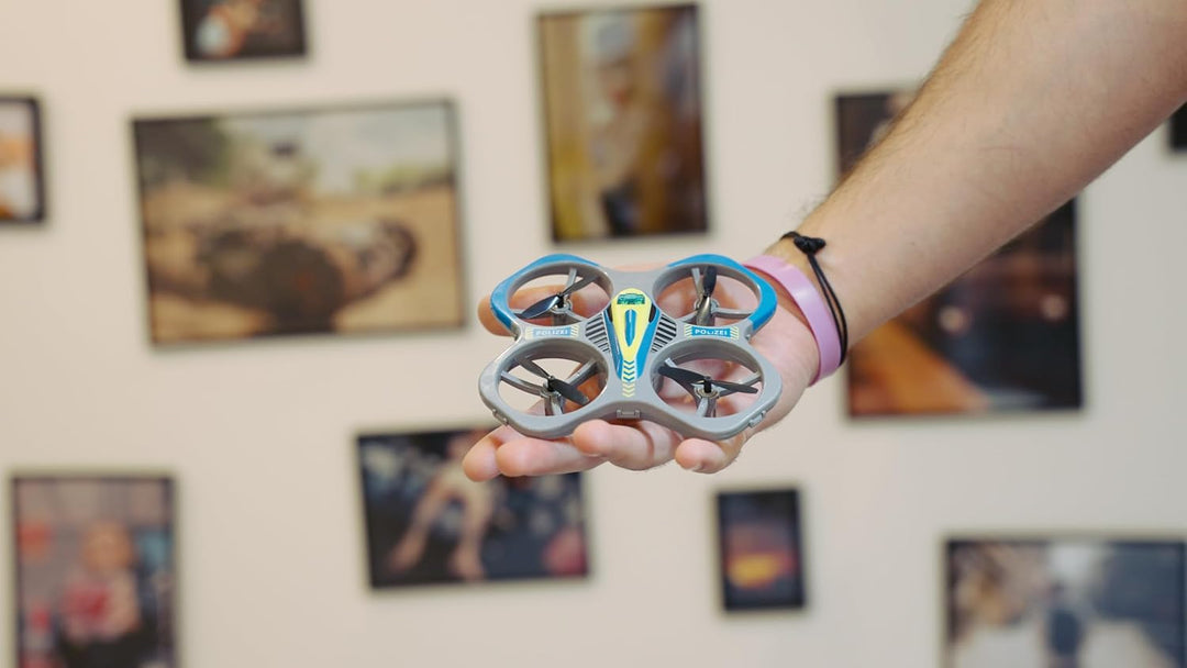 Carson Cyber Drone Polizei 2.4G 100% RTF - 100% flugfertig, Ferngesteuer; RC, inkl. Batterien und Fe