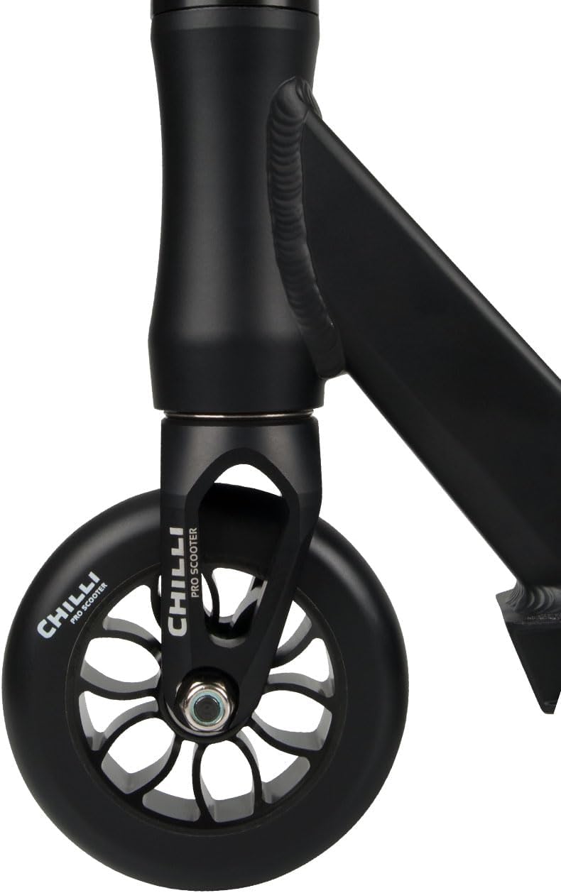 Chilli Pro Scooter Reaper Grim Stuntscooter in schwarz, 110mm Rollen, Einsteiger Stuntscooter