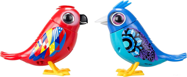 Bizak 62008611 Pájaro Spielzeug, Rot/Blau, 8.5 Centimeters