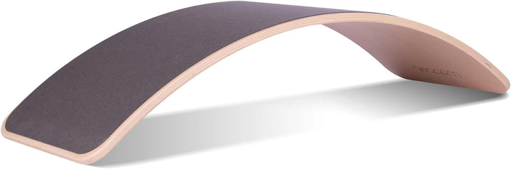 Wobbel Balanceboard transparent lackiert Mouse grau yogaboard