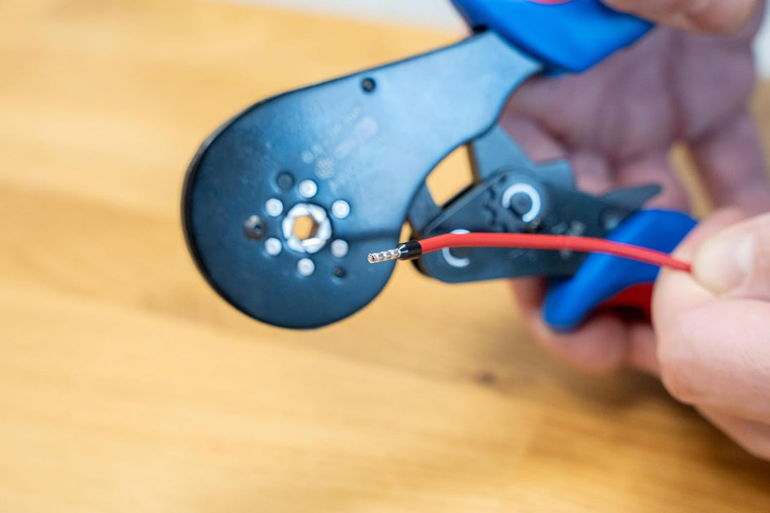WEICON TOOLS Crimpzange 16 mm² HEX, Crimpzange für Kabel von 0,5-16 mm² (20-5 AWG), Aderendhülsencri