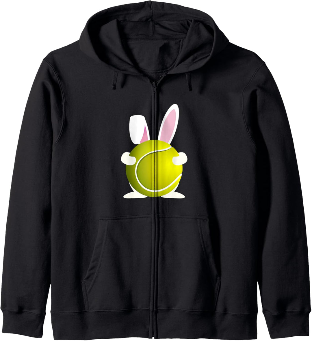 Tennis Ostern Geschenk Osterhase Tennisball Kapuzenjacke