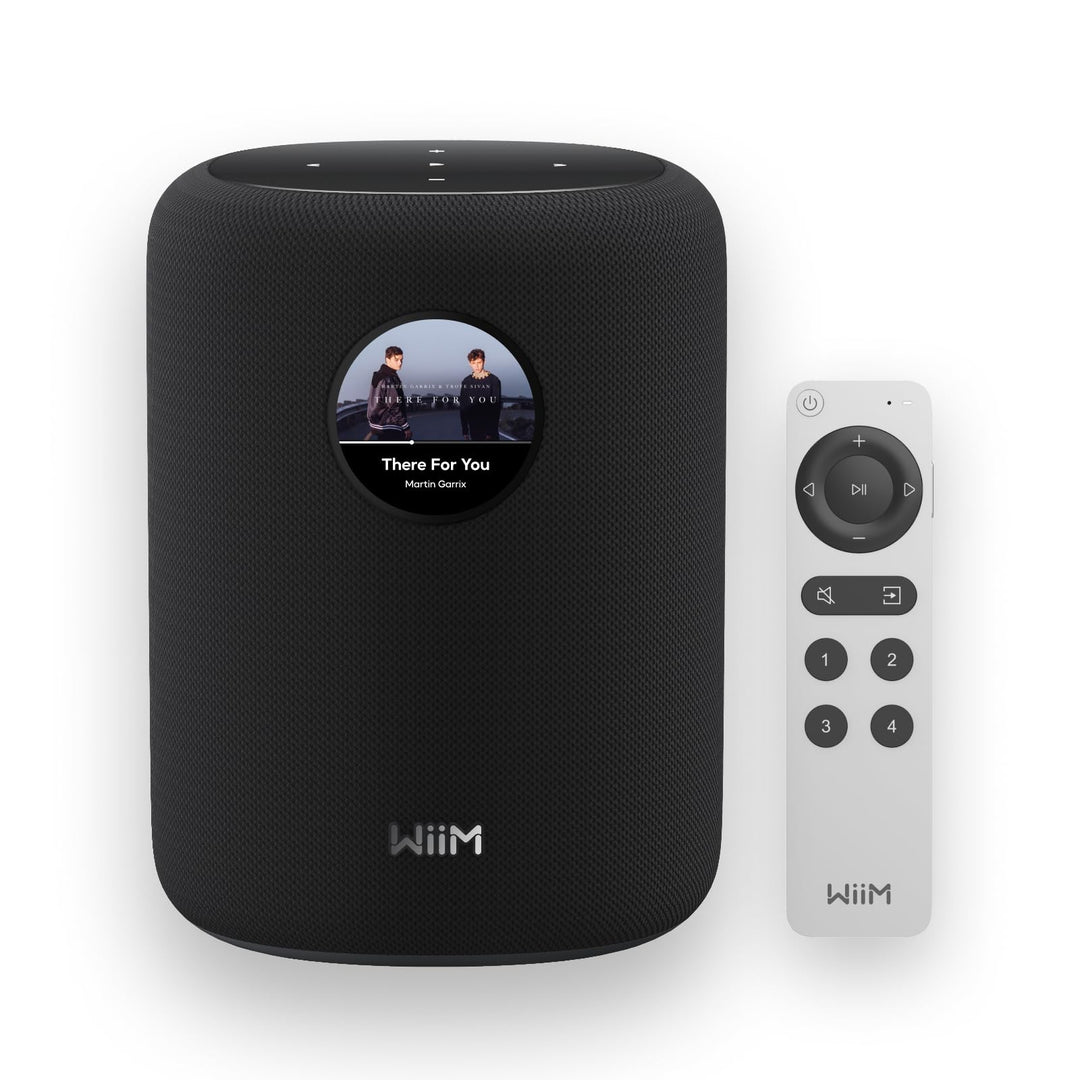 WiiM Sound Smart Speaker mit 1,8″ Touch-Display, Hi-Res 24 Bit/192 kHz, AI RoomFit™ Raumkorrektur, 1