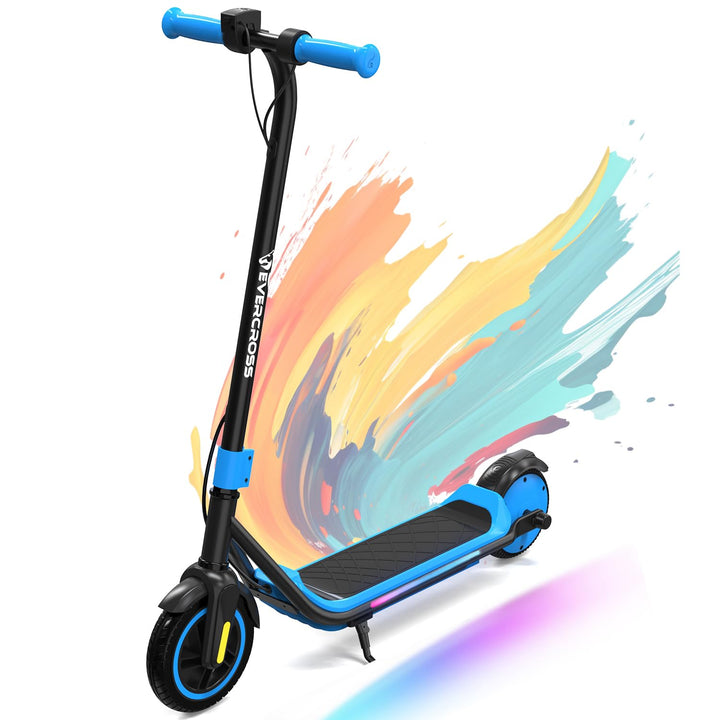 EVERCROSS E6 Elektroroller für Kinder, 7" Leichter E-Scooter für 6-12 Jahre, Elektroscooter mit Eine