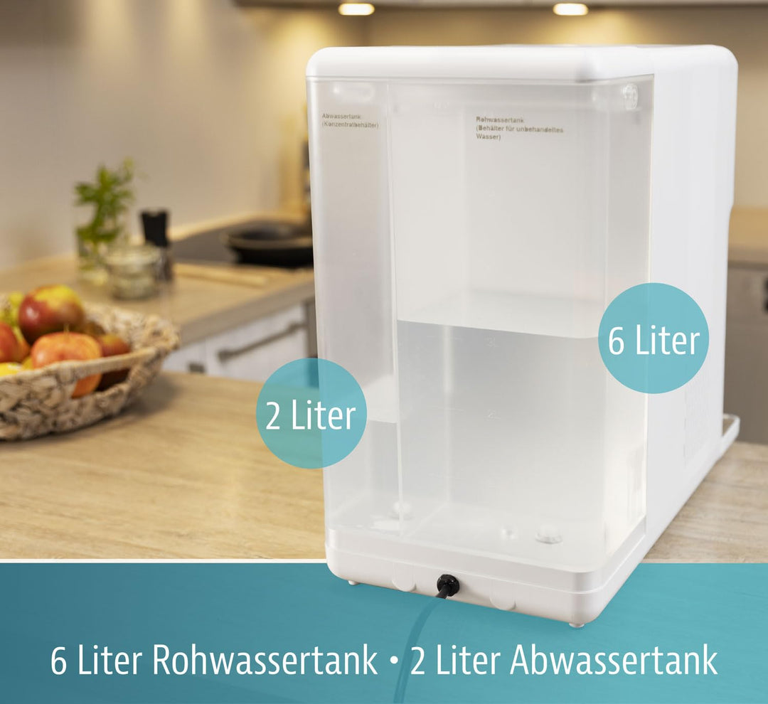 Osmose-Wasserfilter mit Wasserstofffunktion Weiss, Weiß