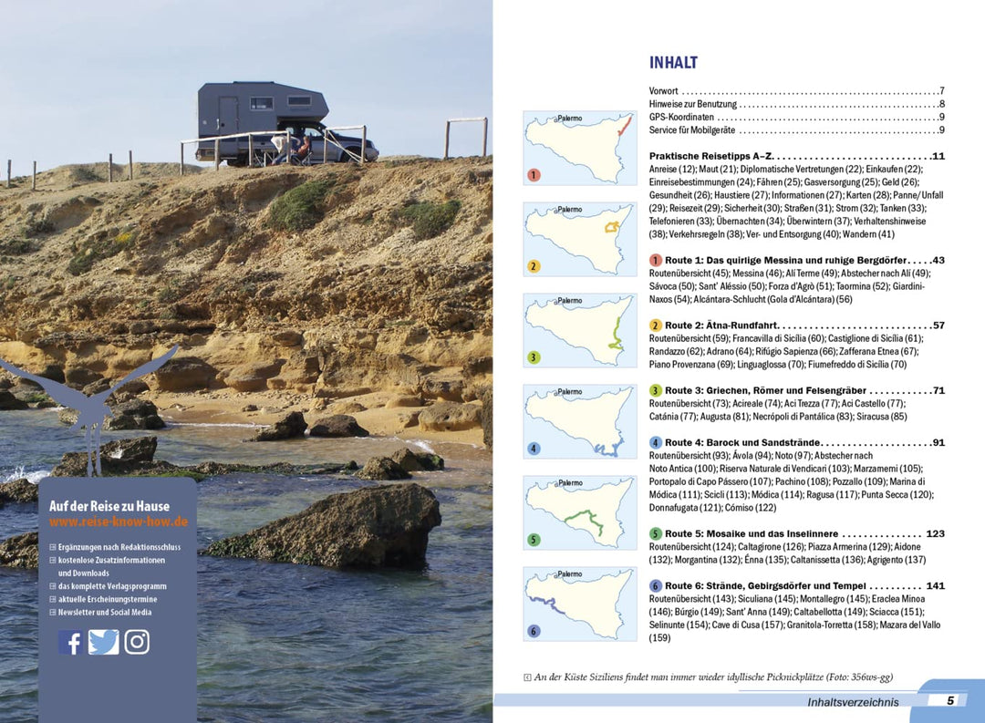 Reise Know-How Wohnmobil-Tourguide Sizilien: Die schönsten Routen, Taschenbuch
