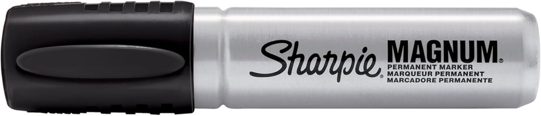 Sharpie Pro Magnum Permanentmarker, Keilspitze, schwarz, 12 Stück Schwarz 12er-Box, Schwarz 12er-Box