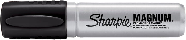 Sharpie Pro Magnum Permanentmarker, Keilspitze, schwarz, 12 Stück Schwarz 12er-Box, Schwarz 12er-Box