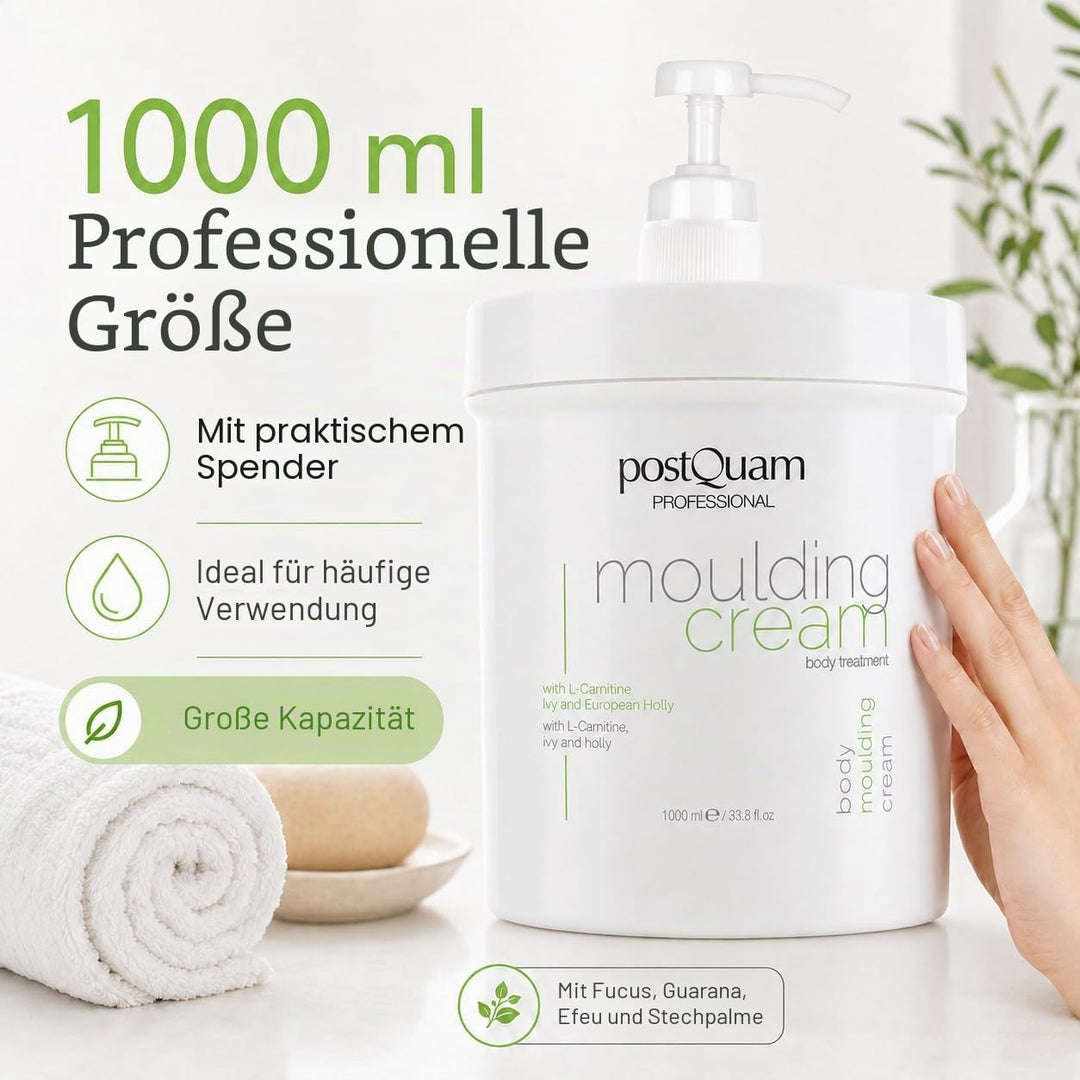 PostQuam - Anti-Cellulite Schlankheits und Straffungscreme | Formel mit Fucus, Koffein und L-Carniti