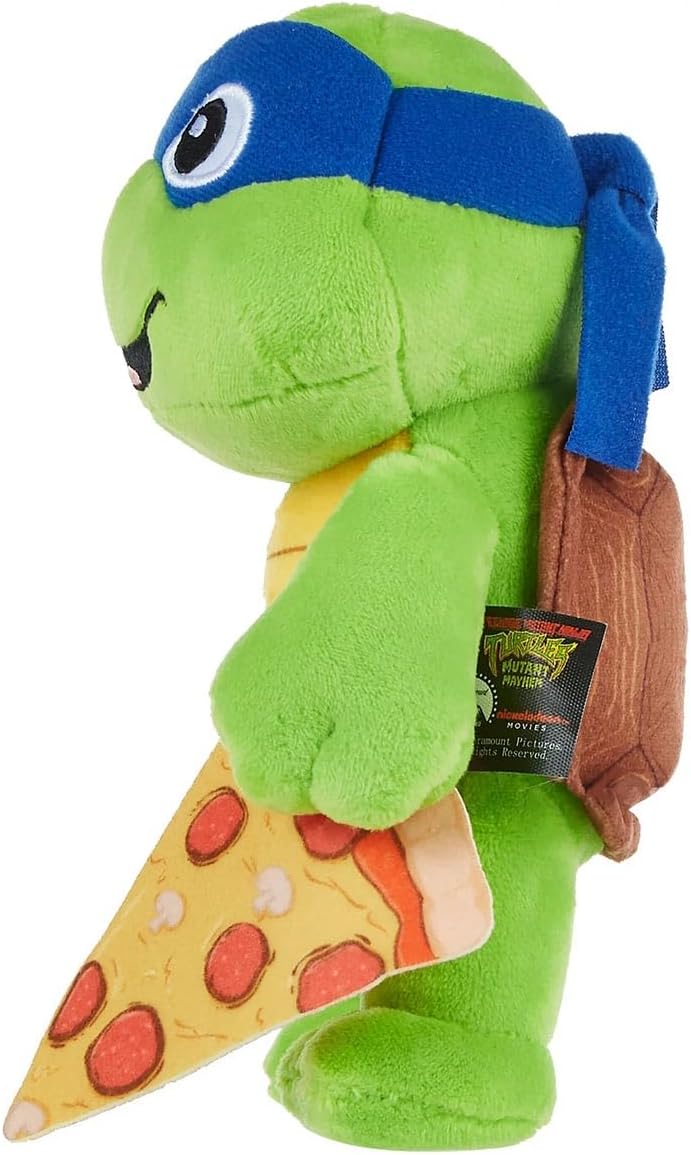 Mattel Teenage Mutant Ninja Turtle Turtle, weiche Action-Spielfigur, ab 3 Jahren Leonardo 20cm, Leon