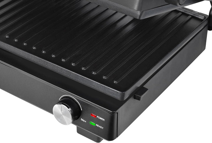 Silva Schneider grill 200 Kontaktgrill | 1500-1800W | Abnehmbare Grillplatten | Stufenlose Temperatu