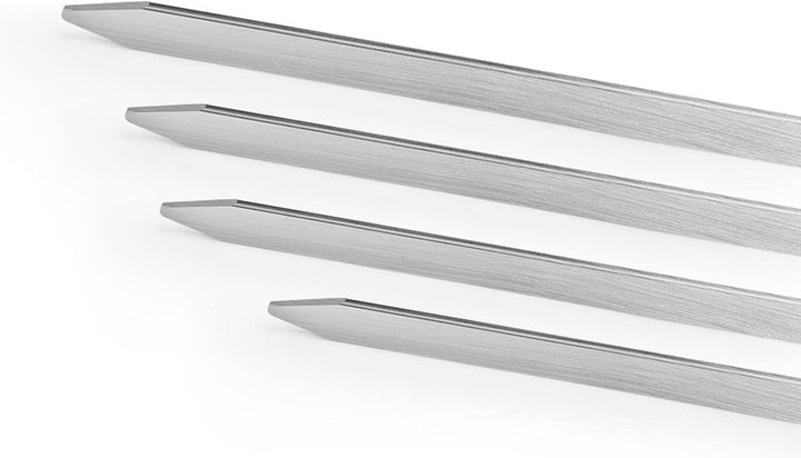 Onlyfire Edelstahl Spiessdreher Drehspiess Set mit Motor für Weber 57 cm Kugelgrill, Grillspiess-Auf
