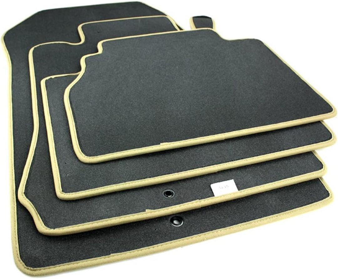 Kfzpremiumteile24 Fussmatten Velours Kompatibel mit E-Klasse W210 S210 T-Modell Baujahr 1995-2002 Ri