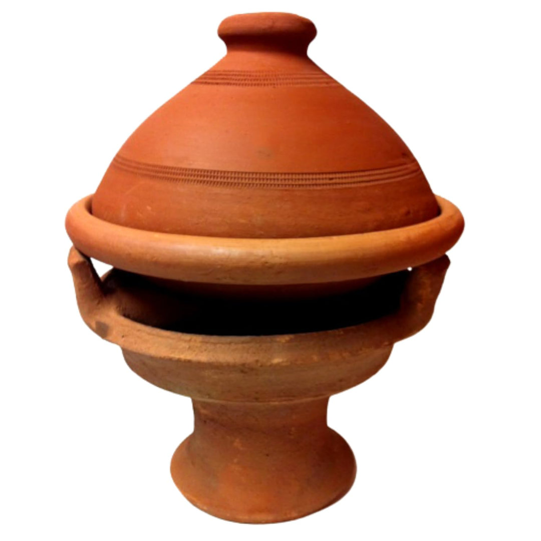 Marrakesch Orient & Mediterran Interior Marokkanische Tajine Tuareg 30cm inkl Stövchen