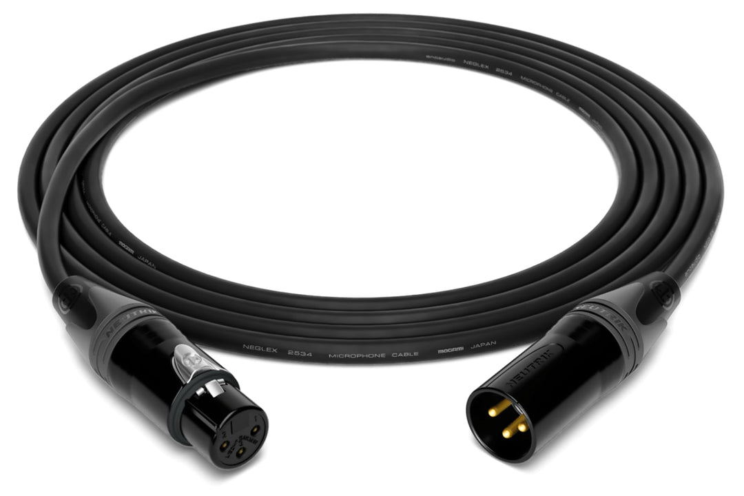 enoaudio Mogami 2534 Quad Professionel Studio Kabel Symmetrische Mikrofon | Neutrik Gold XLR female