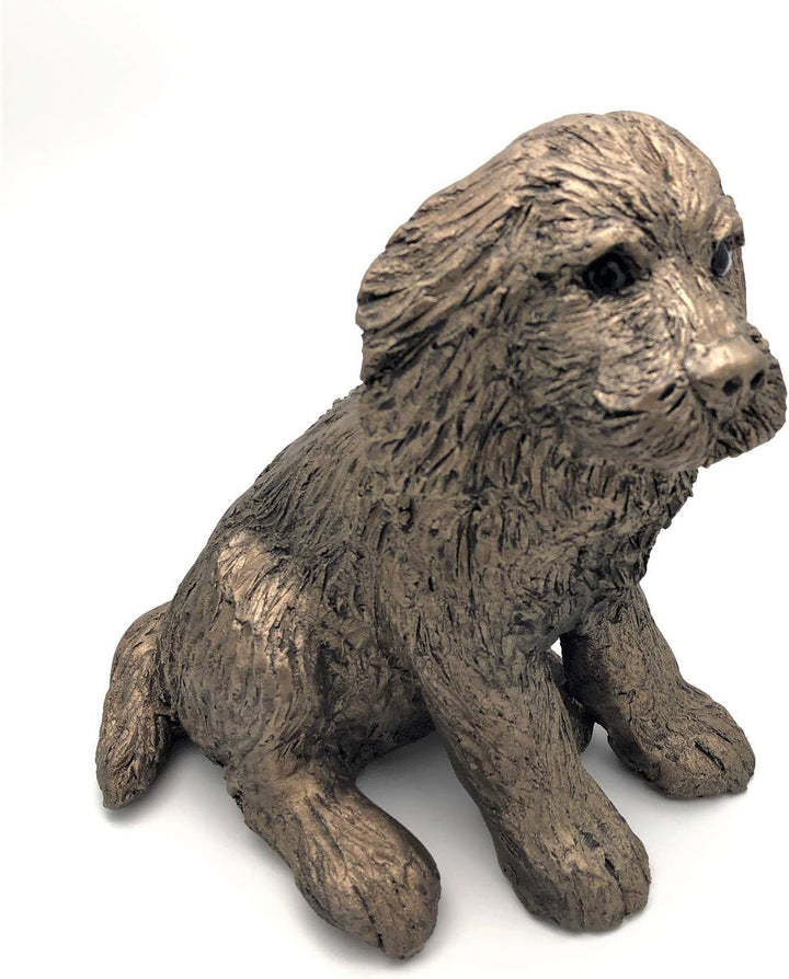 Frith Cocker Spaniel Raffles-Figur, kaltgegossene Bronze, hergestellt in Grossbritannien