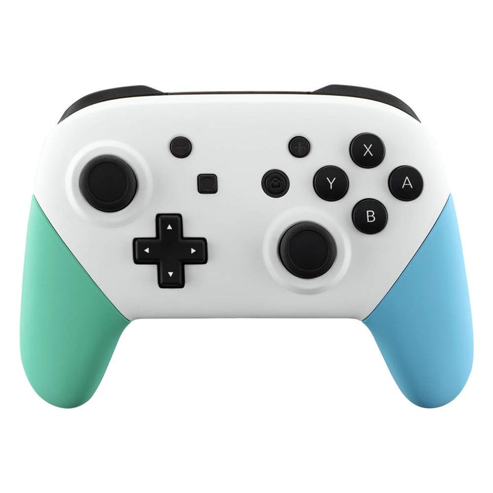 eXtremeRate Griff Hülle Set kompatibel mit Nintendo Switch Pro Controller, DIY-Ersatz Front Case/Bac