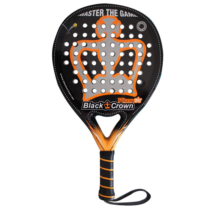 Black Crown - Padel-Schläger Piton Air - Runde Form - AVAIR-Technologie (Antivibrationsdämpfer) - Ko