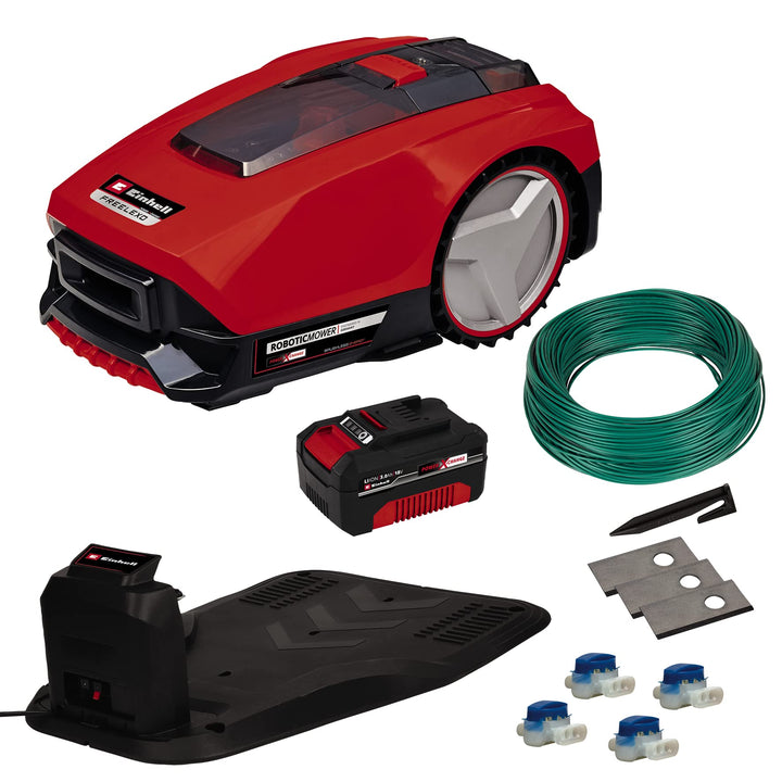 Einhell Mähroboter FREELEXO 750 LCD BT+ Power X-Change (Lithium-Ionen, Multizonen-Mäher, App-Steueru