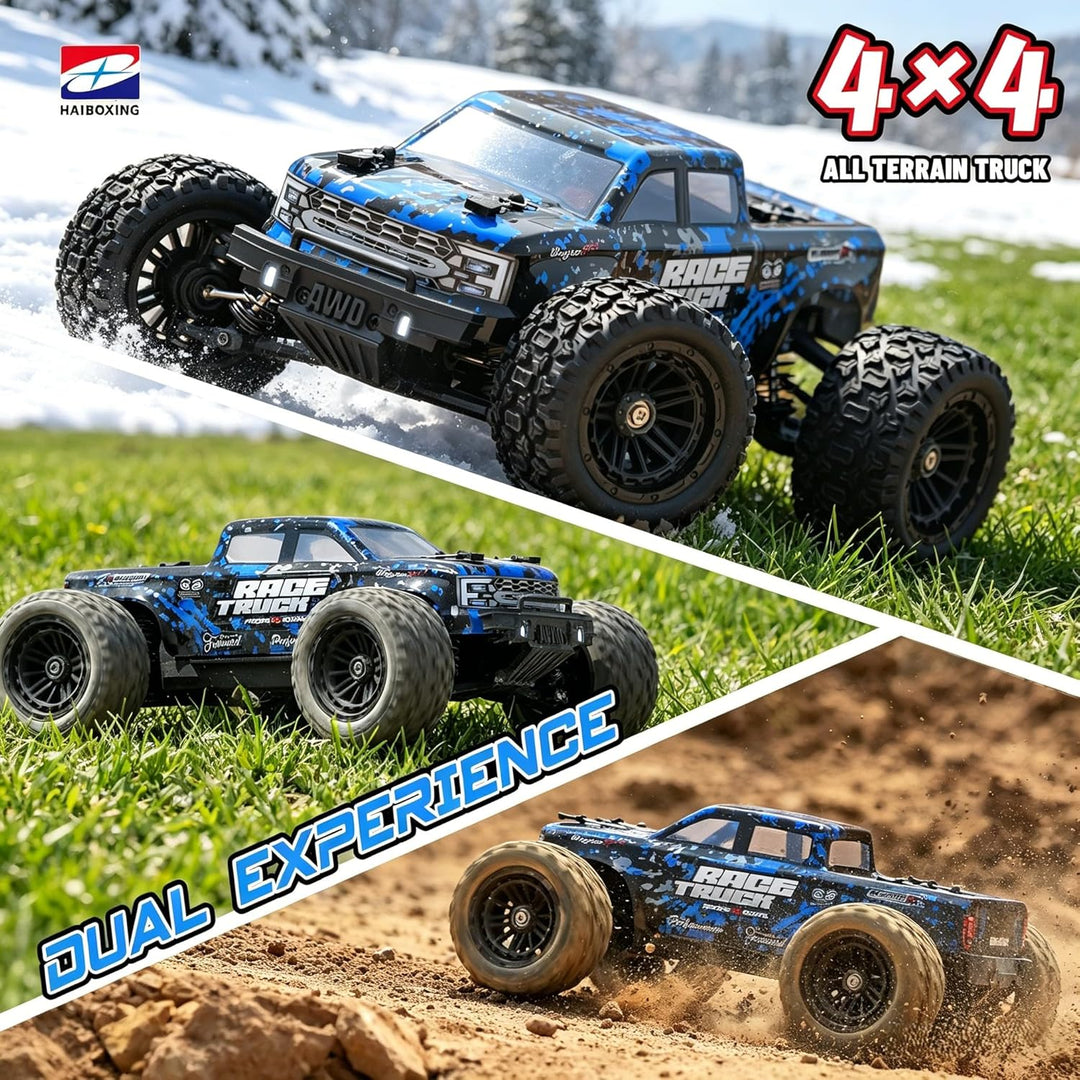 HAIBOXING Ferngesteuertes Auto 18859E, 2.4 GHz 36km/h All Terrain 4WD RC Auto, RTR 1:18 Off Road Mon