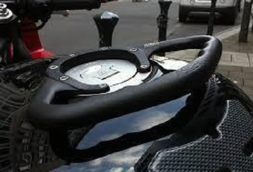 Motorrad Tank Haltegriff Schwarz A-SIDER Sozius Honda Modelle, Schwarz