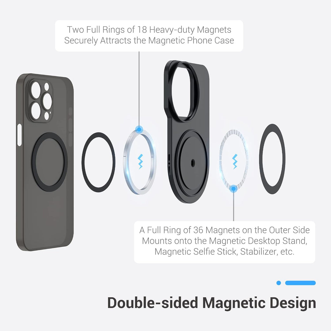 JJC Handy Filterhalterung für iPhone 14 Pro Max Halterung 49mm Filter, magnetischer Filteradapter 1/