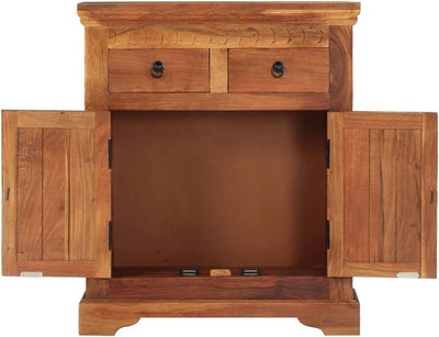 Tidyard Kommode Sideboard Esszimmerschrank Schrank viel Stauraum Mit eisernen Griffen,Mehrzweckschra