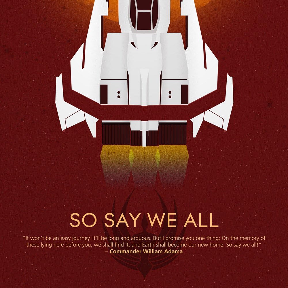 Battlestar Galactica 10th Anniversary Print Poster